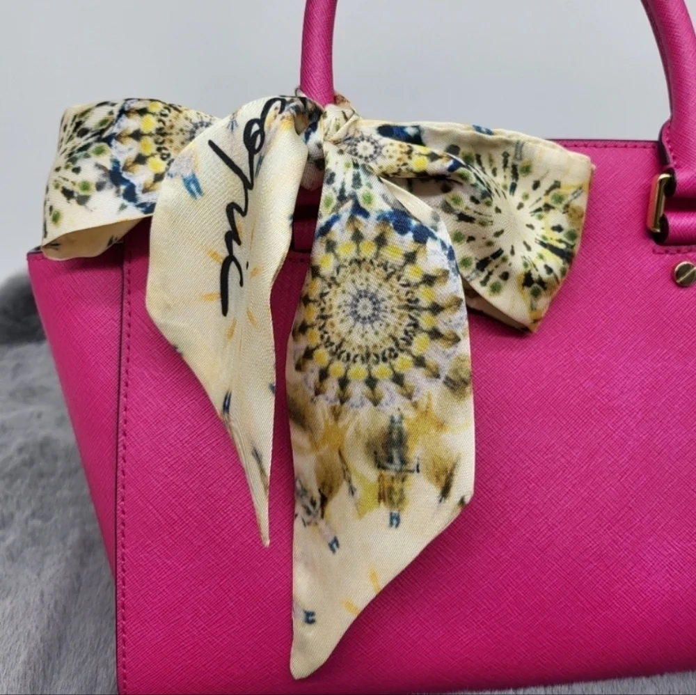New Kaleidoscope Silk Skinny Scarf Twilly